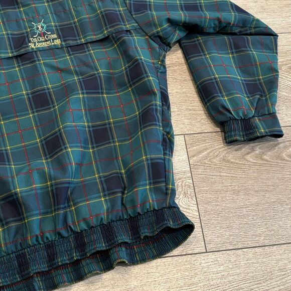 Sunderland Of Scotland St Andrews Links Tartan Green Waterproof Rainwear Mens XL - Picture 3 of 7